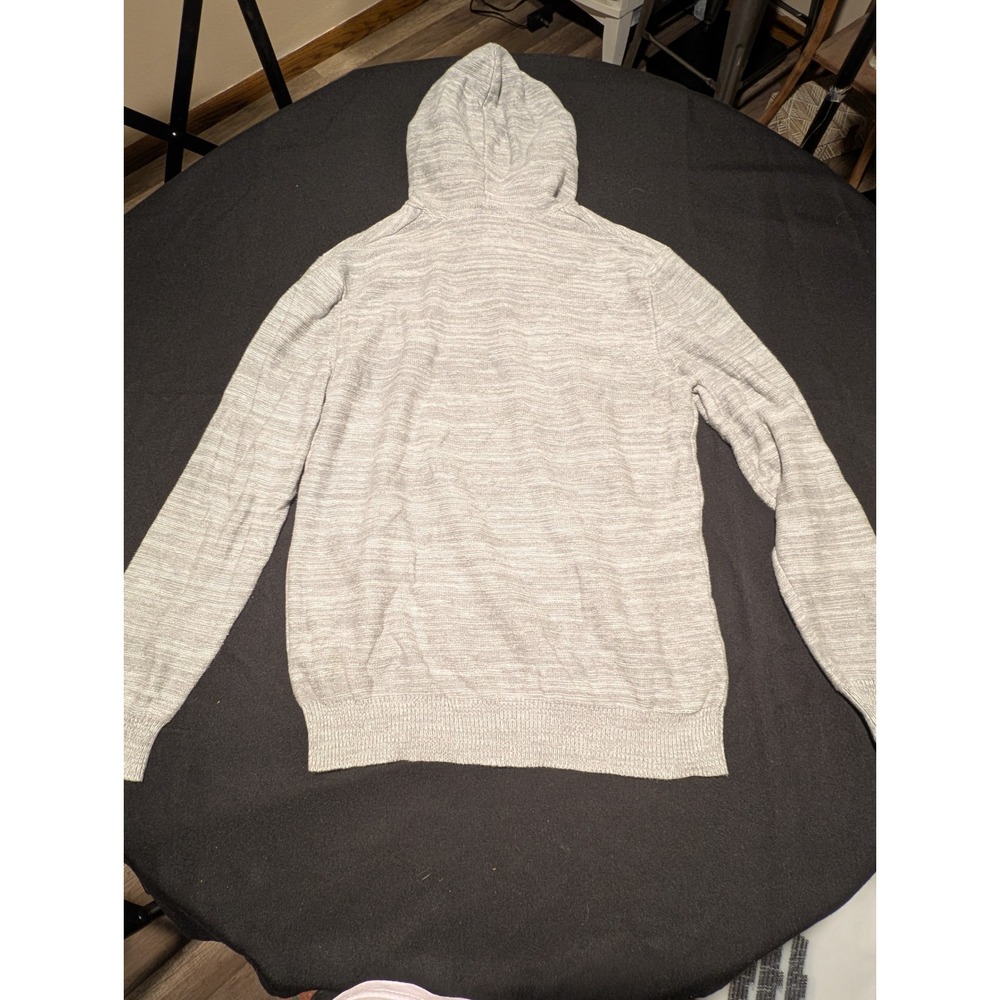 Sun + Stone‎ Youth Boys Gray Marled Knit Pullover Hoodie Sweater Size L Large - Picture 2 of 4